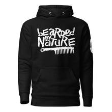 Load image into Gallery viewer, Unisex Bearded By Nature Classic Logo Hoodie - Black
