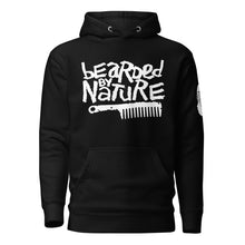 Load image into Gallery viewer, Unisex Bearded By Nature Classic Logo Hoodie - Black